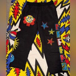 Market Smiley Mosaic Sweatpants - Vintage Black